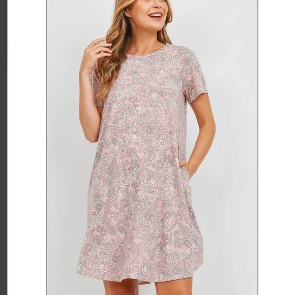 Bungalows Boutique Dress - XL NWT pink - Picture 8 of 9